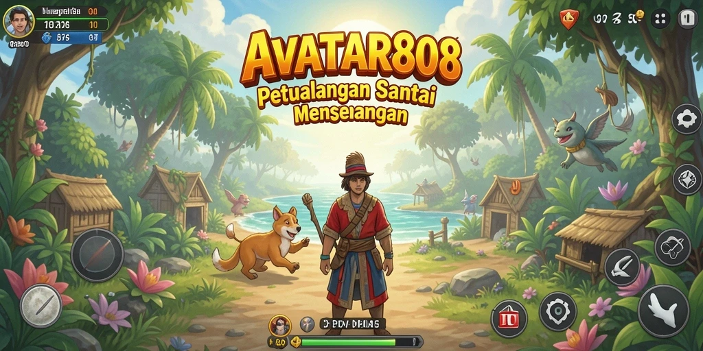 Tampilkan gameplay menarik di AVATAR808 dengan karakter lucu.