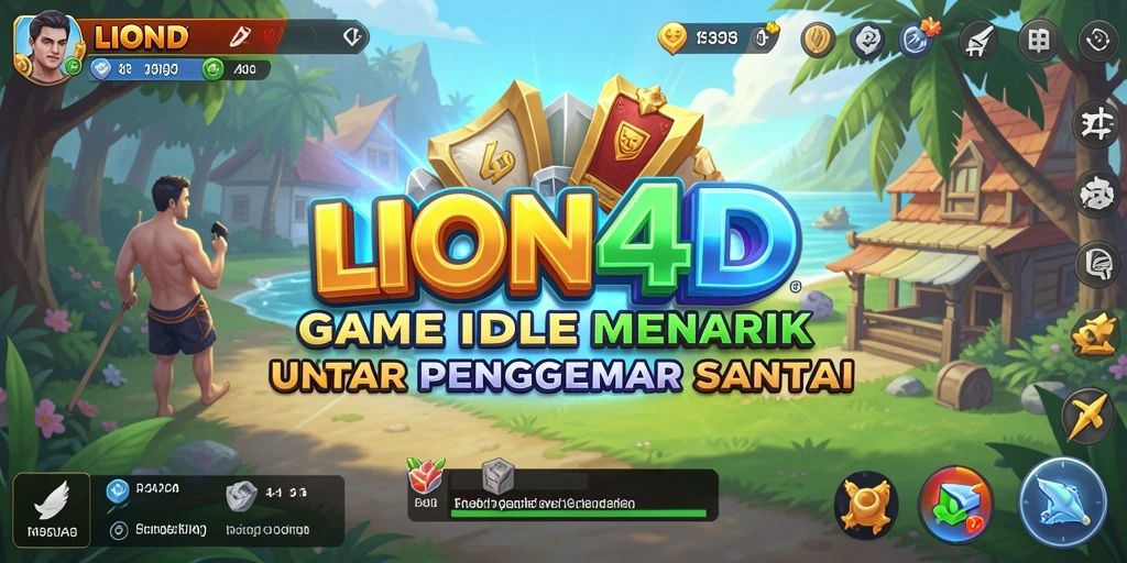 Tangkapan layar LION4D menampilkan aksi gameplay Idle yang menyenangkan.