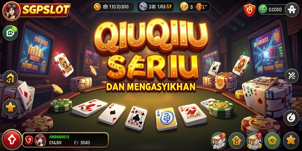 Tampilan menarik dari gameplay QiuQiu SGPSLOT.